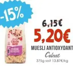 Naturalia Muesli antioxydant celnat offre