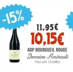 Naturalia Aop bourgueil rouge domaine amirault offre