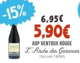 Naturalia Aop ventoux rouge l'arche des garances offre