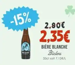 Naturalia Bière blanche biclou offre