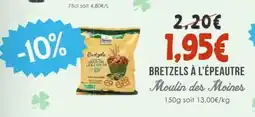 Naturalia Bretzels à l'épeautre moulin der moines offre