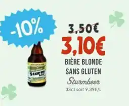 Naturalia Bière blonde sans gluten sturmbeer sturmbeer offre