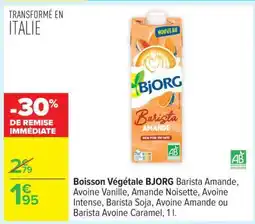 Carrefour Boisson végétale BJORG offre