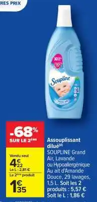 Carrefour Assouplissant dilué offre