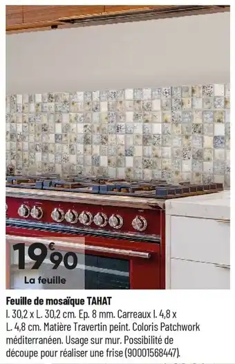 Feuille de mosaĂŻque Tahat