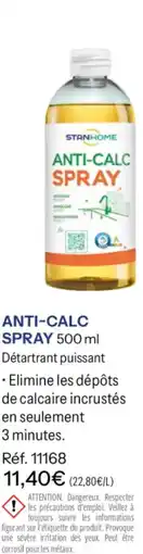 Stanhome Anti-calc spray offre