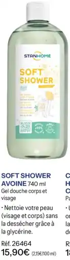 Stanhome Soft shower avoine offre