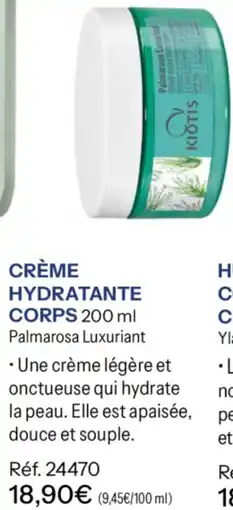 Stanhome Crème hydratante corps offre