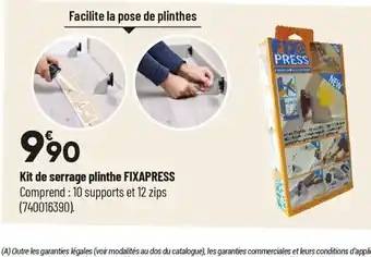 Bricorama Kit de serreage plinthe Fixapress offre