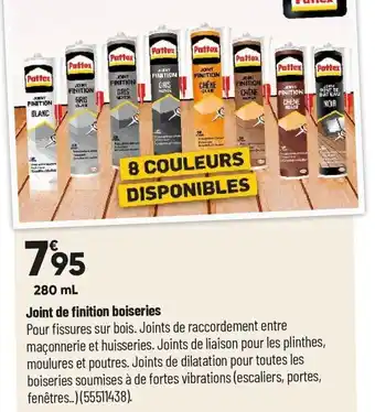 Bricorama Joint de finition boiseries offre