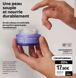 Stanhome Soin nourrissant visage offre