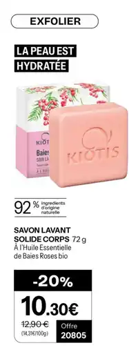 Stanhome Savon lavant solide corps offre