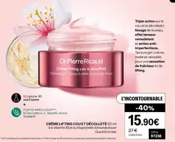 Stanhome Crème lifting cou et décolleté offre