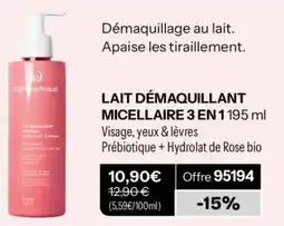 Stanhome Lait démaquillant micellaire 3 en 1 offre
