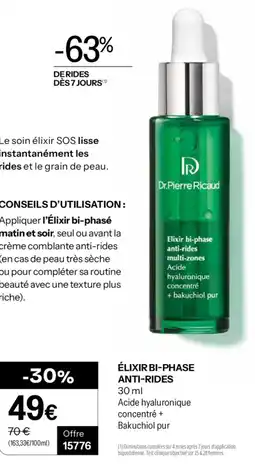 Stanhome Élixir bi-phase anti-rides offre