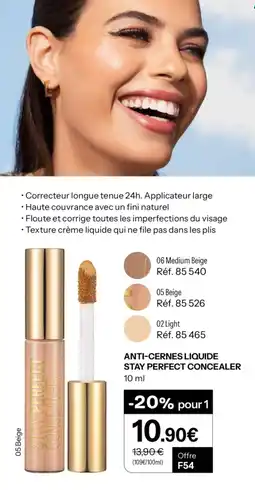 Stanhome Anti-cernes liquide stay perfect concealer offre