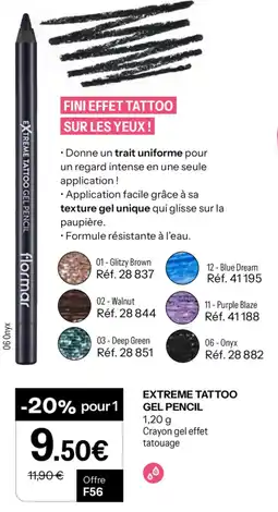Stanhome Extreme tattoo gel pencil offre