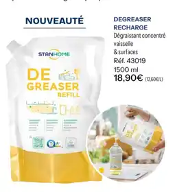 Stanhome Degreaser recharge offre