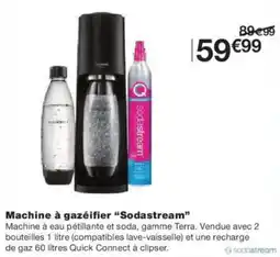 Monoprix Machine à gazeifier sodastream offre