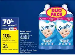Carrefour Market Soupline concentré DUO PACK offre
