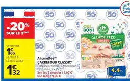 Carrefour Market ALLUMETTES CARREFOUR CLASSIC offre