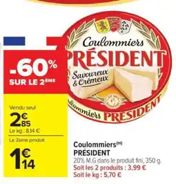 Carrefour Market Coulommiers Président offre
