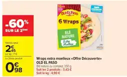 Carrefour Market Wraps extra moelleux Offre Découverte offre