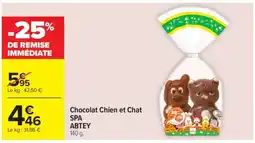 Carrefour Market Chocolat Chien et Chat offre