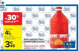 Carrefour Market Huile spéciale friture CARREFOUR CLASSIC' offre