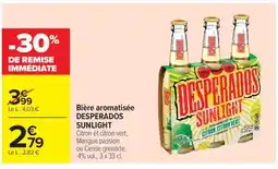 Carrefour Market DESPERADOS SUNLIGHT offre