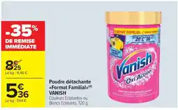 Carrefour Market Poudre détachante Format familial VANISH offre