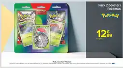 Carrefour Market Pack 2 Boosters Pokémon offre