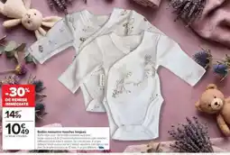 Carrefour Bodies naissance manches longues offre