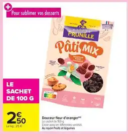 Carrefour Pâti Mix Douceur fleur d'oranger offre