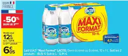 Carrefour Lait U.H.T 'Maxi Format' LACTEL offre