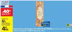Carrefour Saucisson Sec d'Auvergne I.G.P. REFLETS DE FRANCE offre