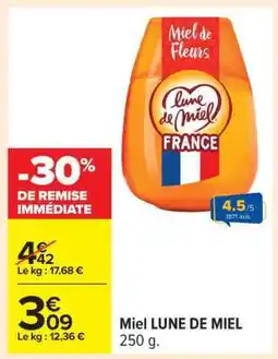Carrefour MIEL 'LUNE DE MIEL' offre