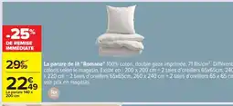 Carrefour La parure de lit 'Romane' offre