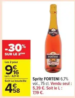 Carrefour Spritz FORTENI offre