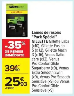 Carrefour Lames de rasoirs Pack Spécial offre
