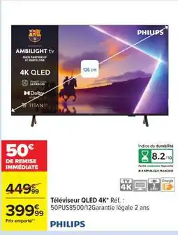 Carrefour Téléviseur QLED 4K offre