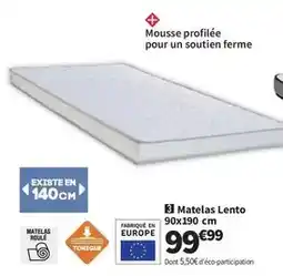 Conforama Matelas lento 90x190 cm offre