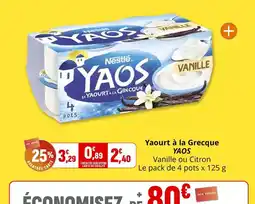 Coccimarket Nestlé - yaourt à la grecque offre