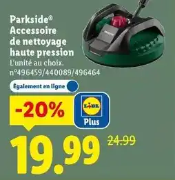 Lidl Lidl - accessoire de nettoyage haute pression offre