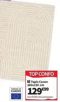 Conforama Tapis cocon 160x230 cm offre