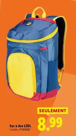 Lidl Lidl - sac à dos offre