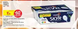 Intermarché Express Yoplait skyr 0% nature offre découverte offre