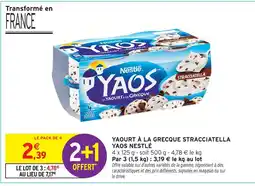 Intermarché Yaos nestlé yaourt à la grecque stracciatella offre