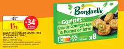 Intermarché Bonduelle galettes à poêler courgettes et pomme de terre offre