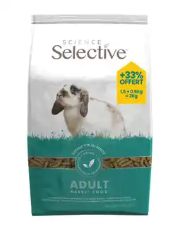 Jardiland Alimentation pour lapin selective offre